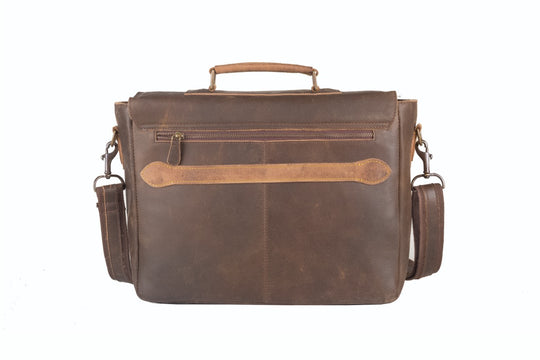 Mens Leather Satchel Bags-Benny