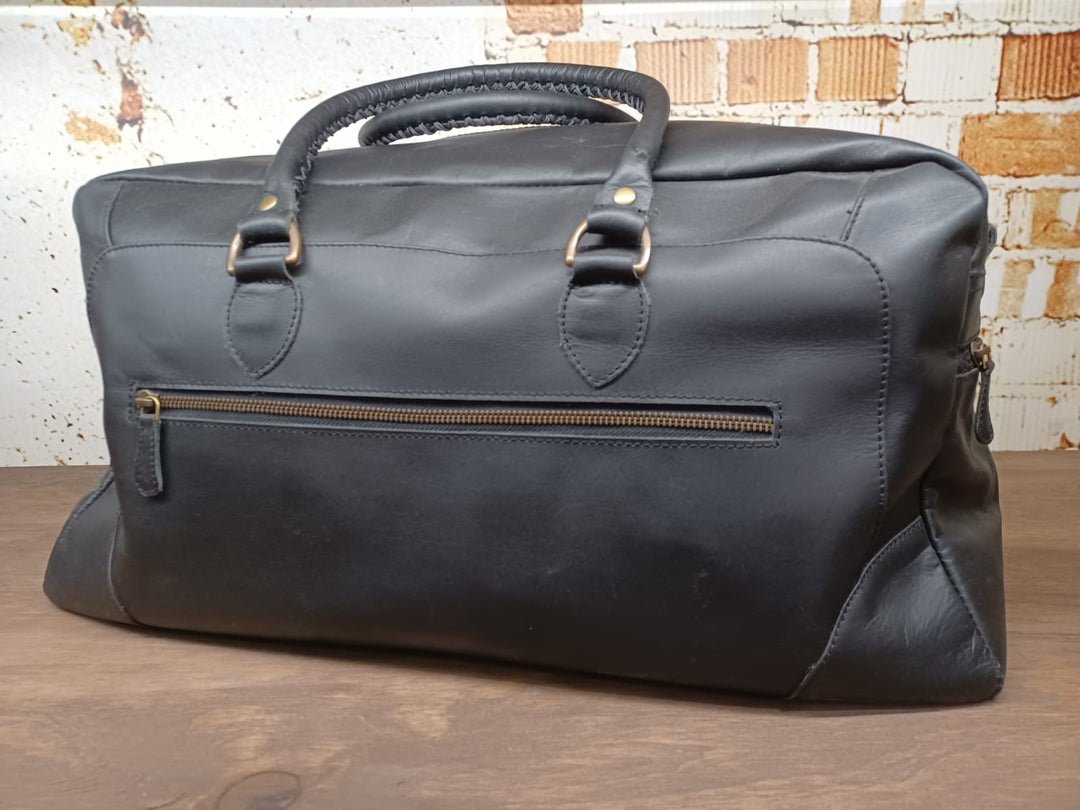 Leather Duffle Bag-Classic