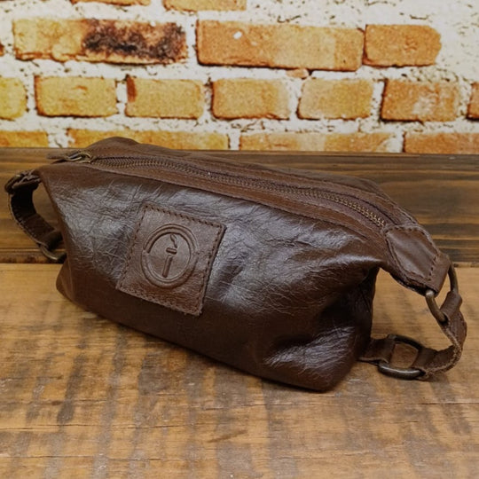 Mens Leather Toiletry Bag-The Toaster