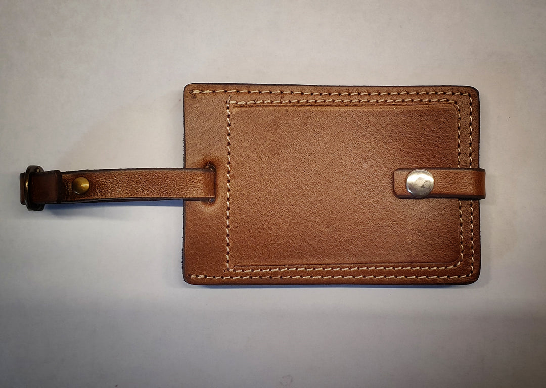 Leather Luggage Tag-Perry