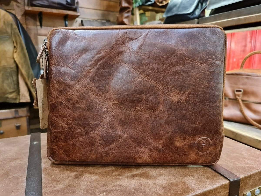 Leather Laptop Sleeve-Shaz-15inch