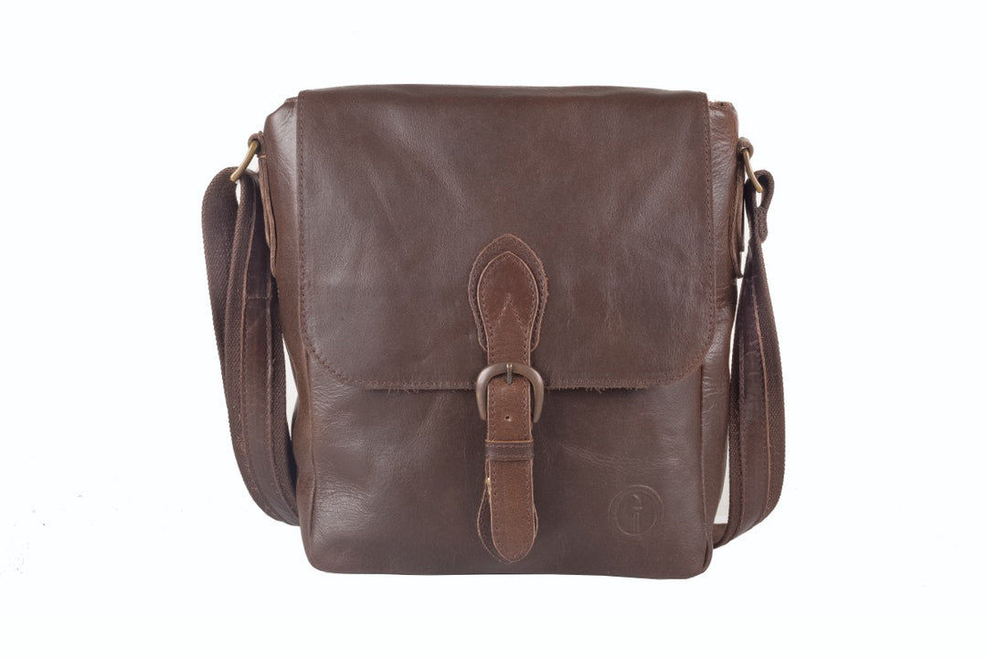 Leather Messenger Bag for Men-Nomad