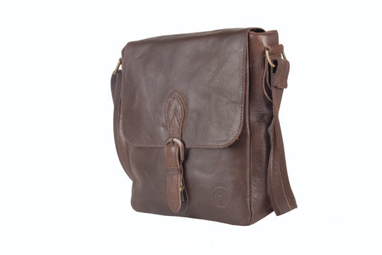 Leather Messenger Bag for Men-Nomad