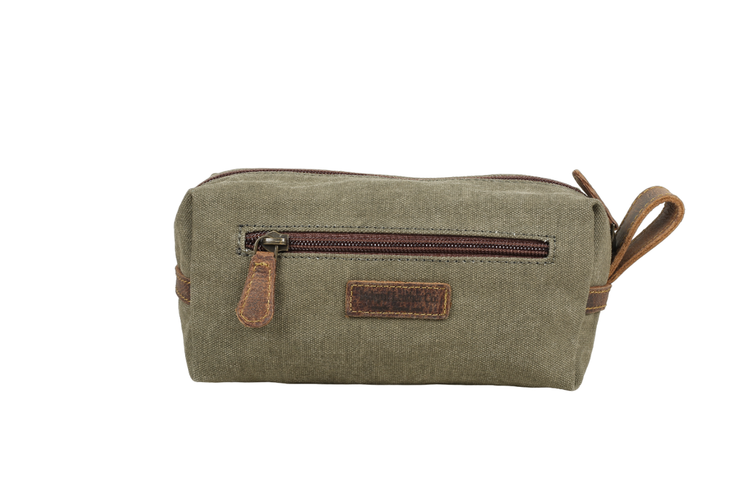 Leather Toiletry Bag-Trooper