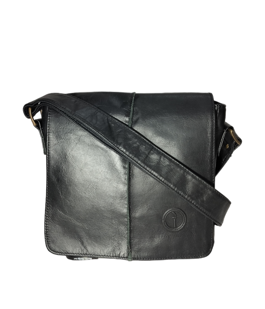 Leather Messenger Bag-Wanderer -Regular