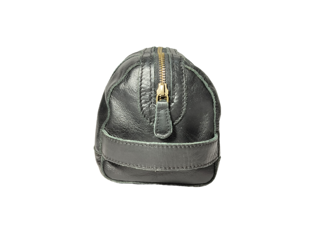Mens Leather Toiletry Bag- Watson