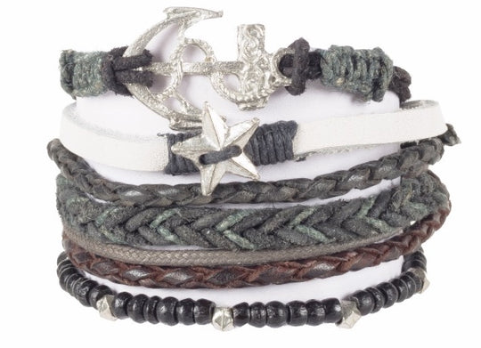 Leather Jewellery-Bracelet-Starfish