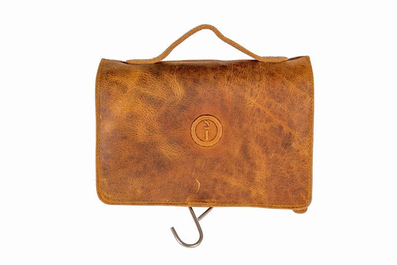 Mens Leather Toiletry Bag-Rockliff