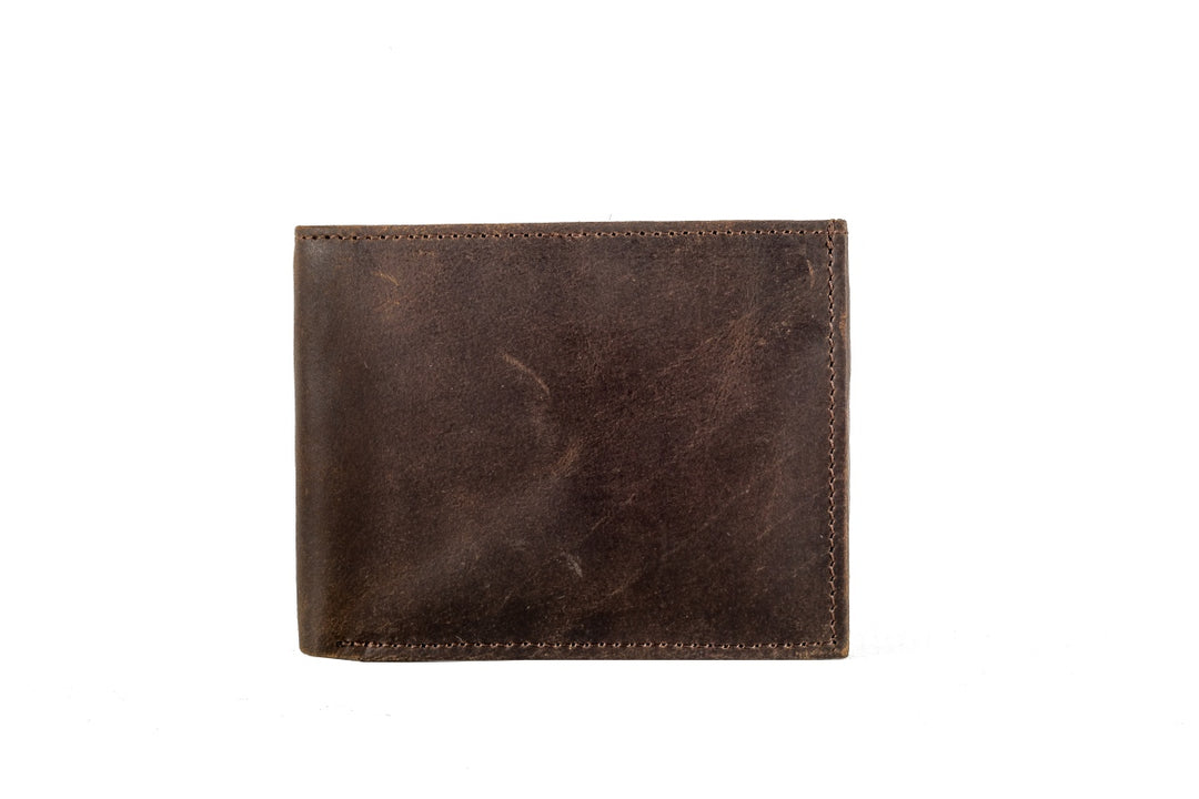 Mens Leather Wallet Pkt Open