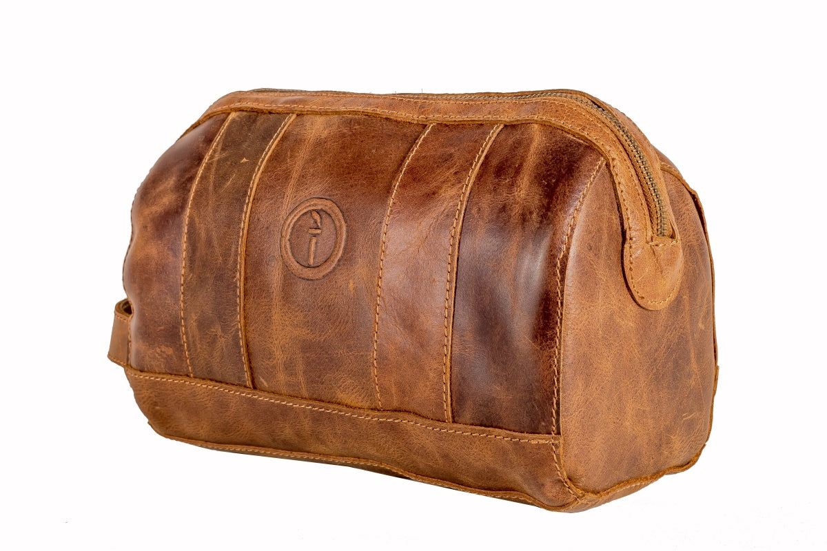 Watson Leather Toiletry Bag Men's Gifts Australia