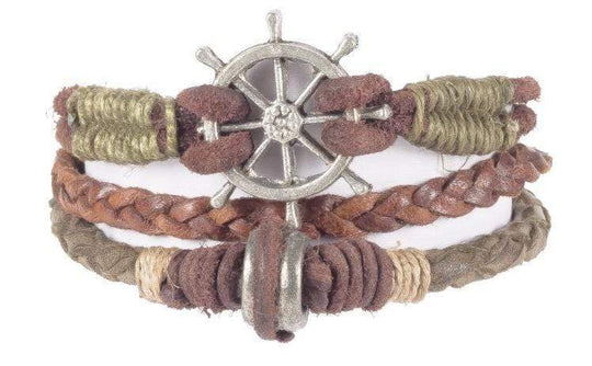 Leather Jewellery-Bracelet-Wheelhouse